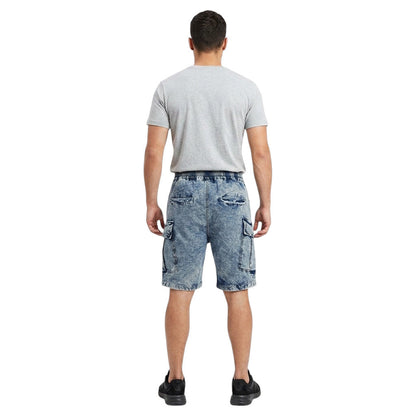 Project X Paris Bermuda Cargo Jeans Uomo Blu - 2694109