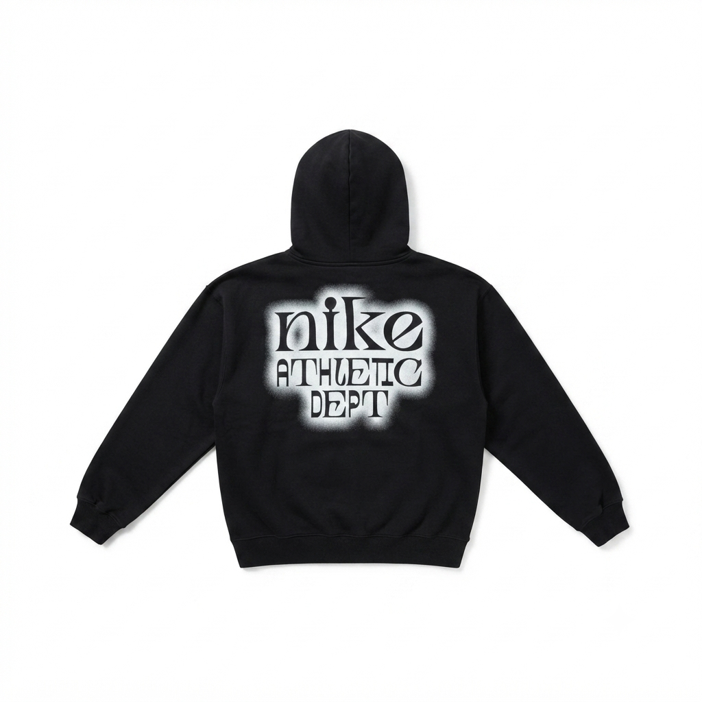 Nike felpa junior con cappuccio Club IO1683-010 nera