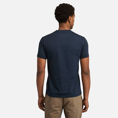 Timberland T-shirt Uomo Dunstan River TB0A2BPR Z02 Blu Scuro