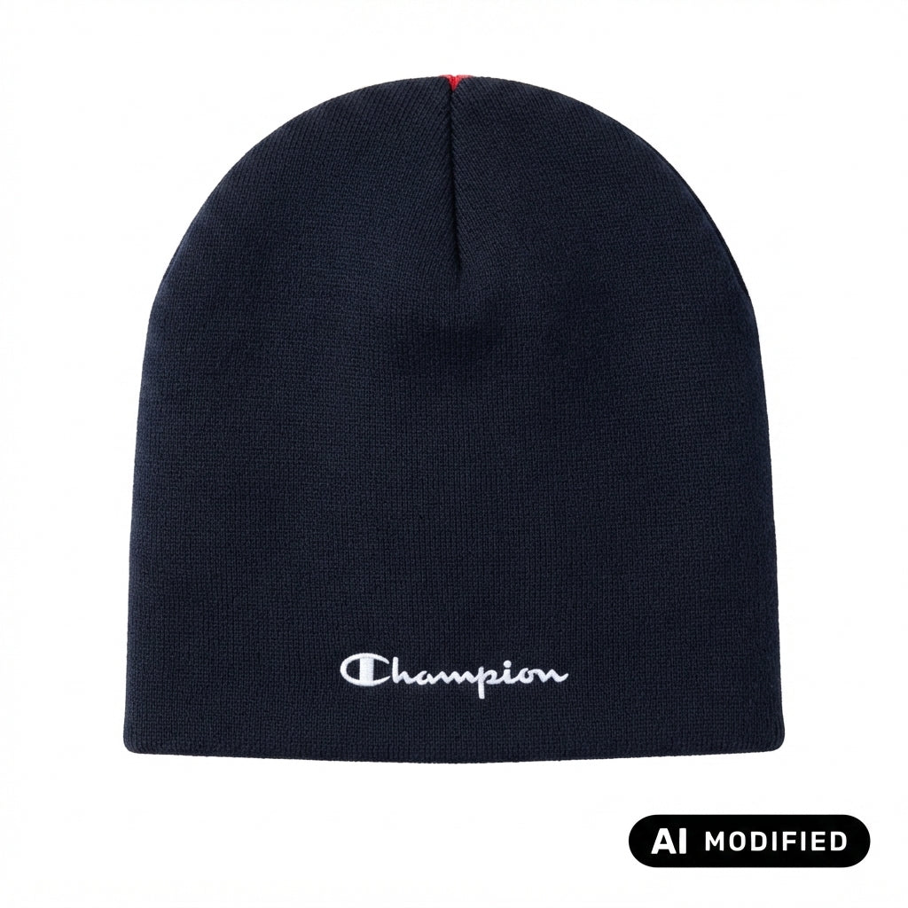 Champion Cappellino Reversibile Unisex 806408-BS501 Blu - Berretto Invernale