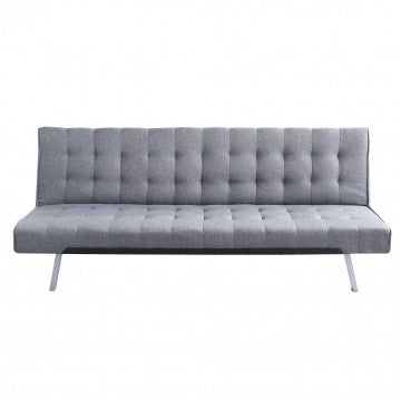 Divano Letto con Struttura in Metallo e Legno in due colori