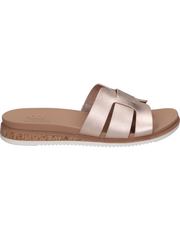 Skechers BOBS Desert Kiss Low Peak Look 114707/RSGD Rosa Gold – Sandali Donna Vegan