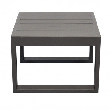 Tavolino quadrato Cuba 45 x 45 con struttura in alluminio verniciato