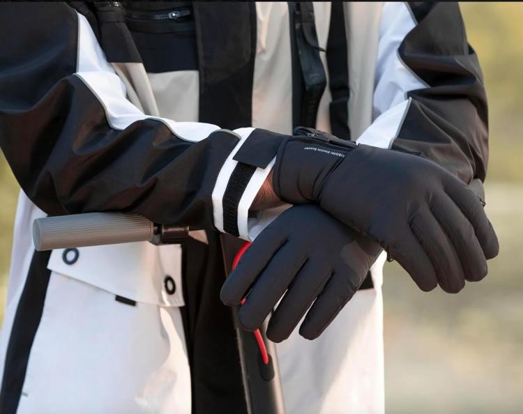Xiaomi Electric Scooter Riding Gloves Guanti Moto Touchscreen Smartphone Nero XL