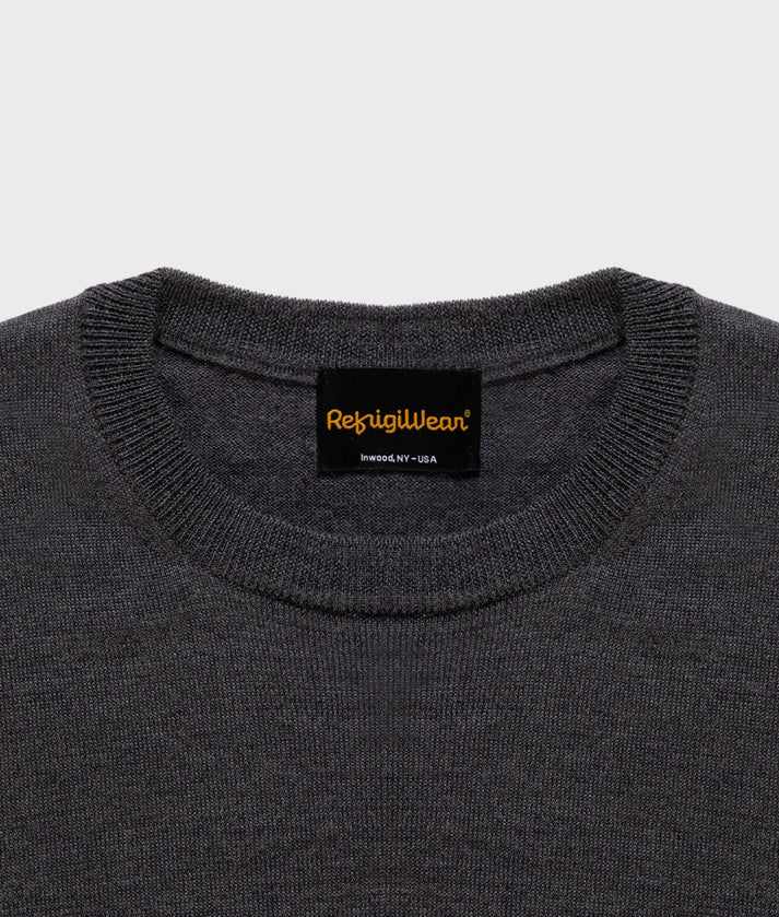 RefrigiWear Bennet Wash Pullover M26908 MA0015 I07220 Uomo Grigio - Maglione Lana Merino