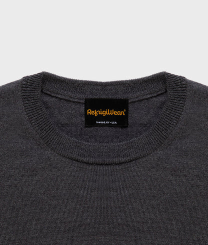 RefrigiWear Bennet Wash Pullover M26908 MA0015 I07220 Uomo Grigio - Maglione Lana Merino