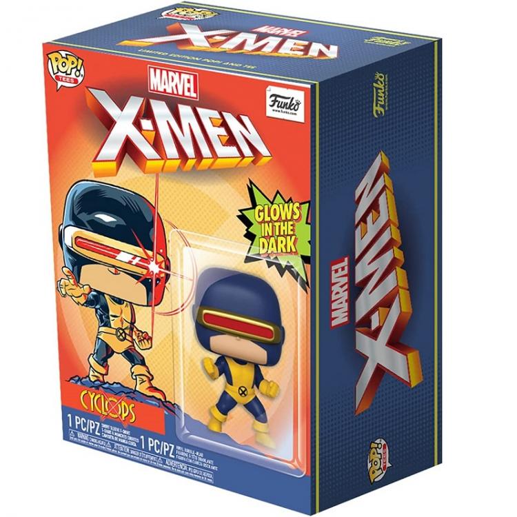 Funko Pop! Tees Marvel X-Men Cyclops 502 Glow In The Dark mit T-Shirt M