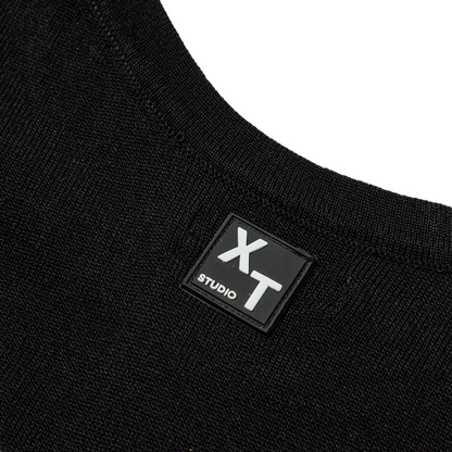 XT Studio canotta top da donna in cotone. Colore nero