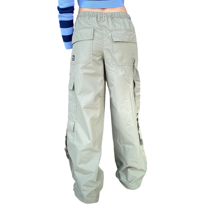 XT Studio pantalone da donna in microfibra largo con tasconi X124WVC012W68101-247 salvia