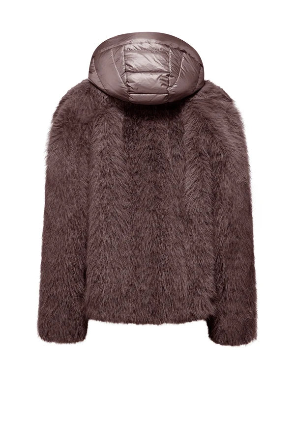Bomboogie Paris Coat GW9148TFRL6-481 Donna Cioccolato - Cappotto Ecopelliccia