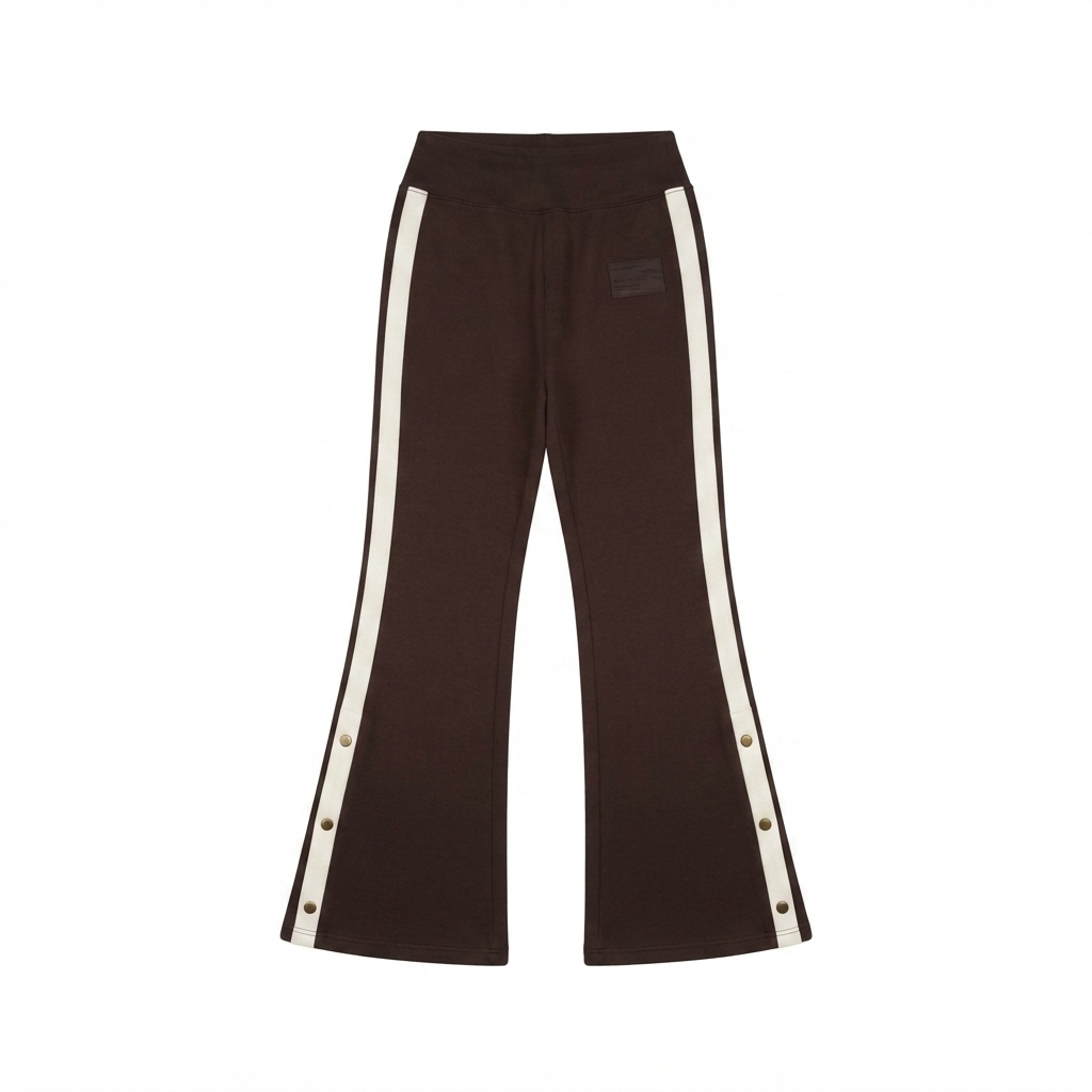Only KOGADA 15380043 – Pantalone Sportivo a Zampa Ragazza Marrone Caffè 8-14 Anni