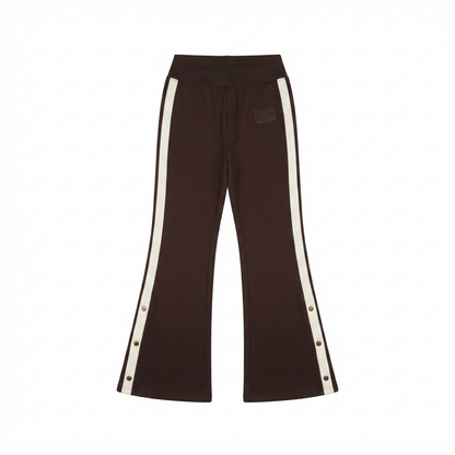 Only KOGADA 15380043 – Pantalone Sportivo a Zampa Ragazza Marrone Caffè 8-14 Anni