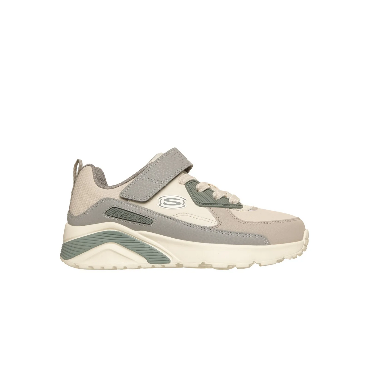 Skechers scarpa sneakers junior UNO Lite - Revival-Edge 417132L/OFWT latte