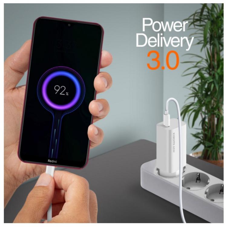 Xiaomi Mi Type-C Fast Charge 65W Gan Tech Ladegerät + USB-C Kabel