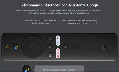 Xiaomi Mi Tv Stick Chiavetta Android Smart Tv Wi-Fi Hdmi Streaming Google