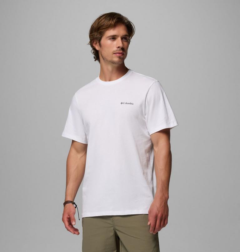 Columbia T-shirt Cotone Biologico CSC™ Logo Uomo 2155011 100 - Bianco