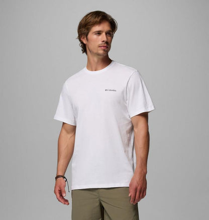 Columbia T-shirt Cotone Biologico CSC™ Logo Uomo 2155011 100 - Bianco