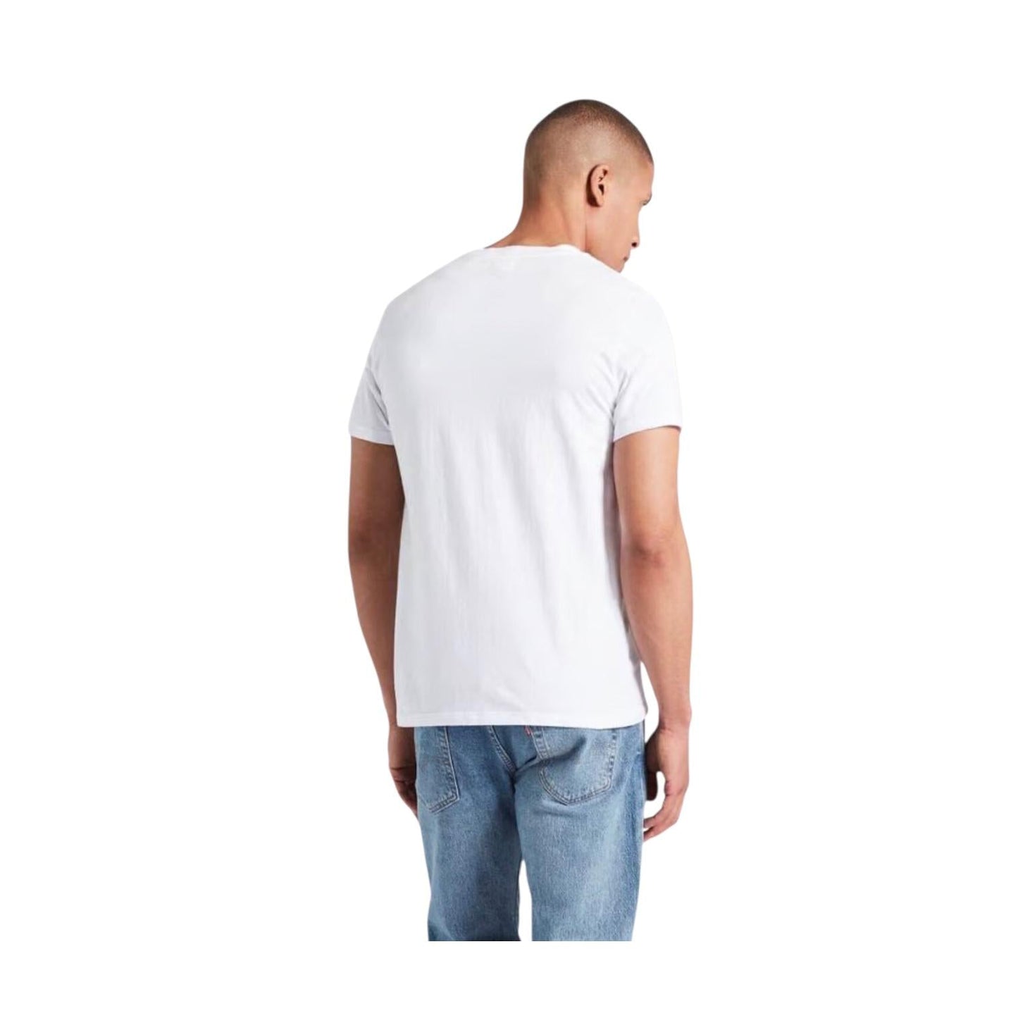 Levi's T-shirt Uomo Original Little Logo 566050000 Bianco