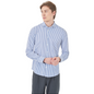 YES ZEE – Men's Striped Shirt 0365 C809 White-Blue