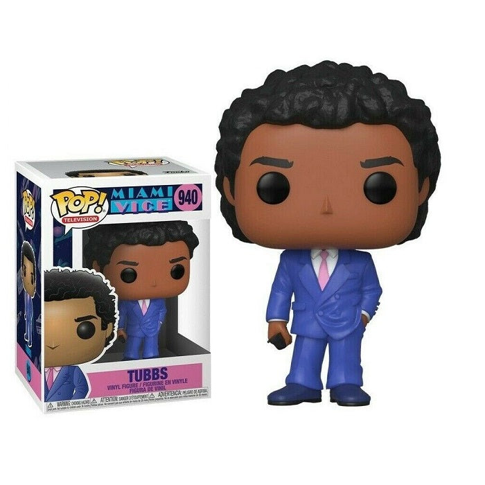 Funko Pop Movies Tubbs Miami Vice 940 Vinyl Action Figure Television Statuetta