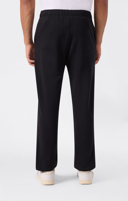 Champion pantalone sportivo da uomo in cotone felpato 221801-KK001 Nero