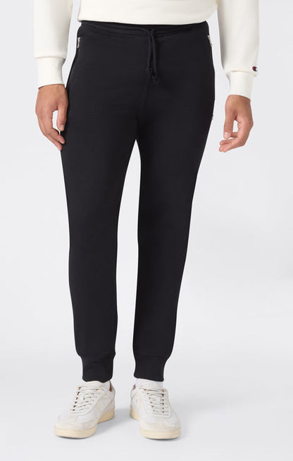 Champion pantalone sportivo da uomo con polsino 220300-KK001 nero