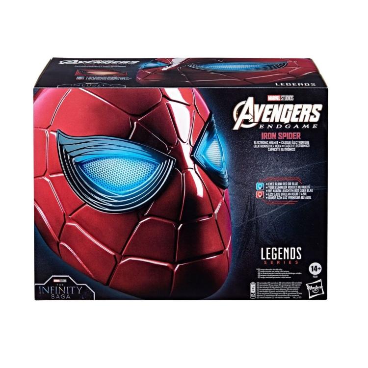 Hasbro - Avengers: Marvel Legends Series - Elektronischer Iron Spider-Man Helm