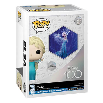 Funko Pop! Disney zum 100. Jubiläum – Elsa (1319) Vinyl-Figur, Frozen Anniversary Ed. 9cm