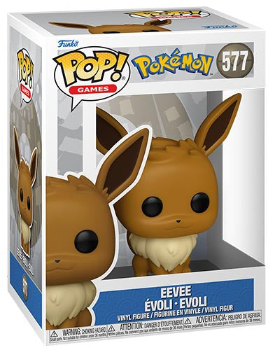 Funko Pop! Games Pokémon – Evoli (577) Vinyl Figur Evolution Evoli 9cm Neu