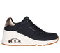 Skechers scarpe sneakers donna Uno Wedge - HI Steps 177520/BLK nero