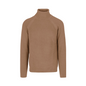 Censured Men's Raglan Sleeve Turtleneck Sweater MMC604TCWH5 08 Biscuit - Warm and Breathable Men's Sweater