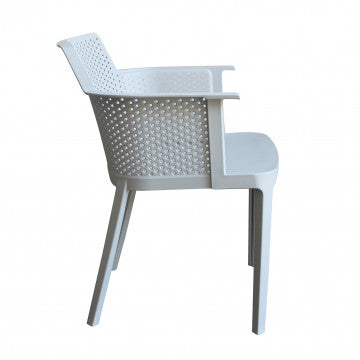 Poltrona Cathy - Poltrona impilabile in polipropilene - Dimensioni: 60x58x76.5cm