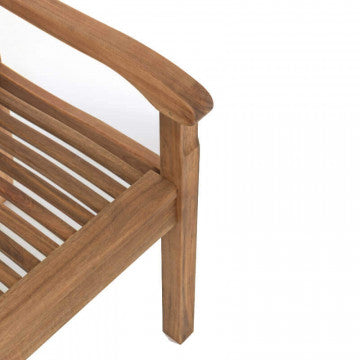 Panca in legno di acacia massiccio, dimensioni 120x62x88 cm