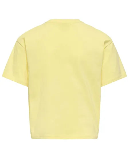 Only t-shirt da ragazza Kogbelle Print 15375189 giallo