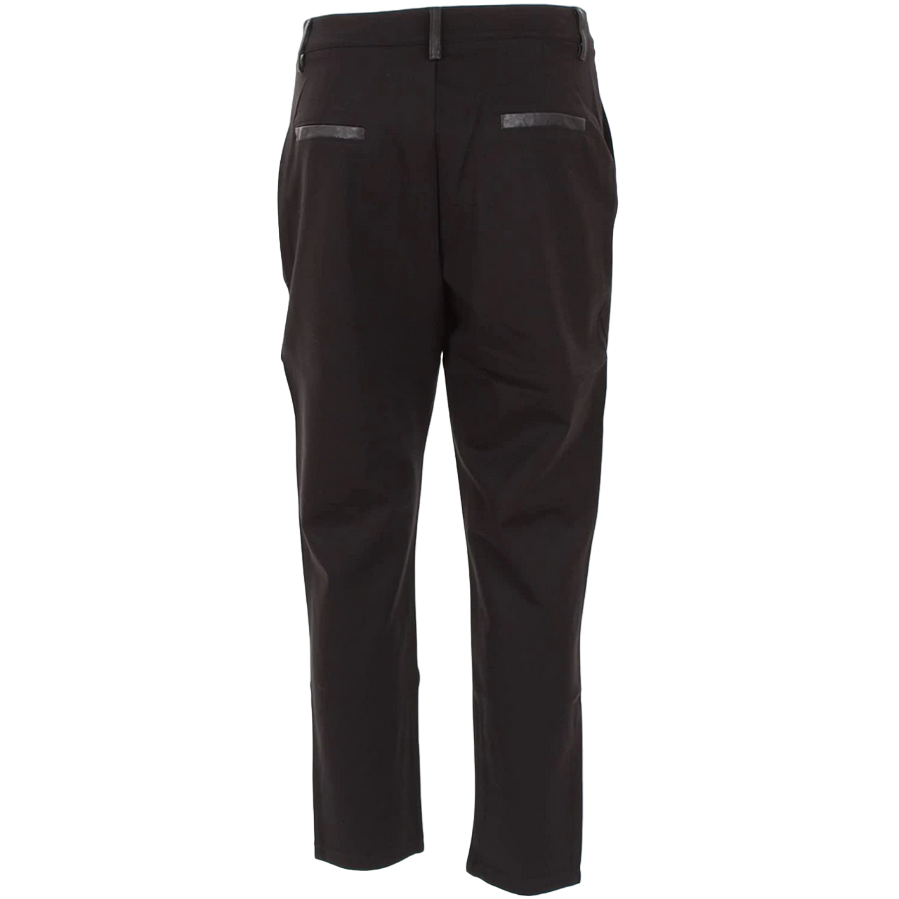 Yes Zee Pantalone Donna in punto Milano P388/CE00 0801 black