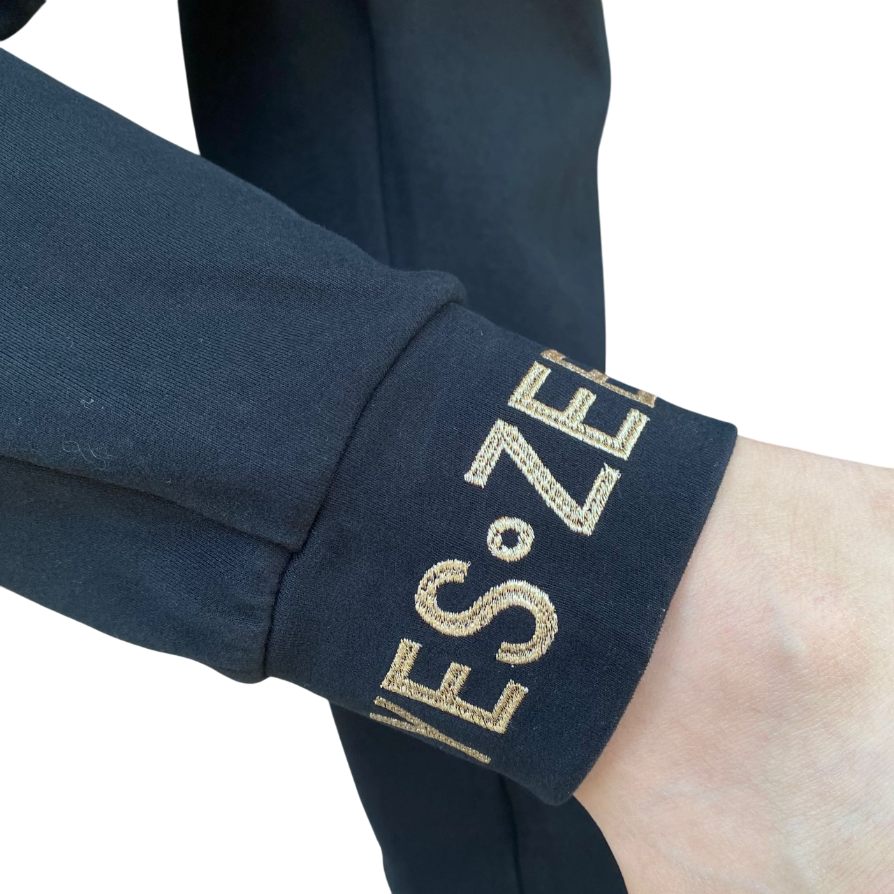 Yes Zee Pantalone Donna In Punto Milano 1115 P381 0801 Nero