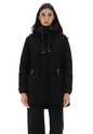 Yes Zee Women's Parka 1659 O069 0801 Black – Elegant Padded Jacket