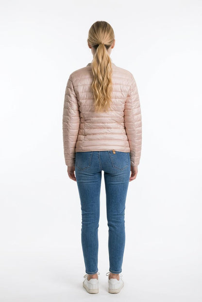 Yes Zee Giubbino Donna 100 Grammi Collo Pietre Rosa Perlato - 1375 G403 KS00 0453