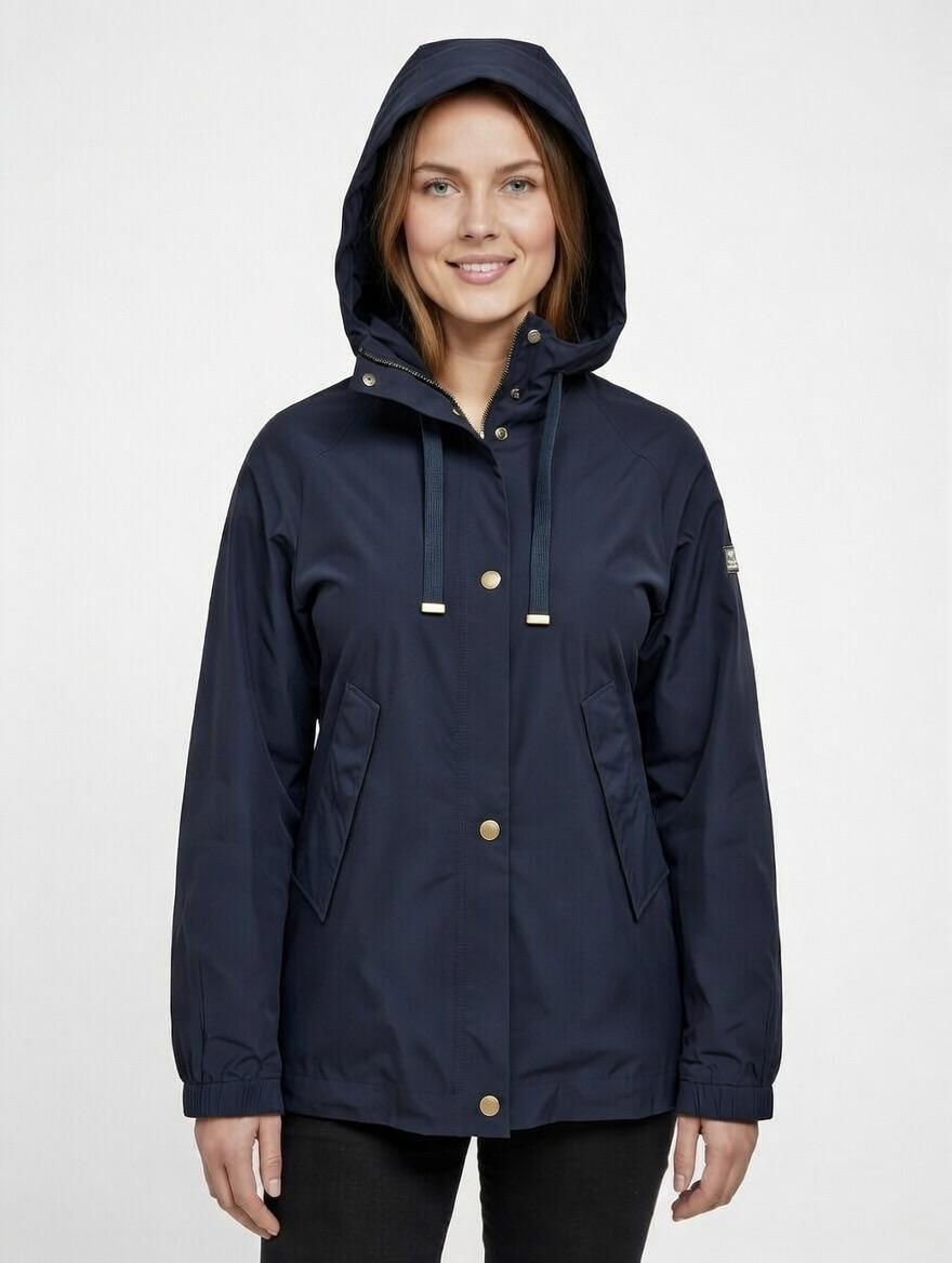 Yes Zee giubbino donna con cappuccio 1117 J434 NH00 0713 blu