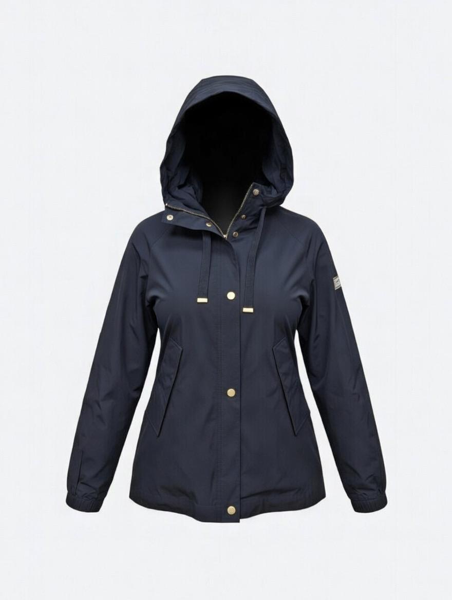 Yes Zee giubbino donna con cappuccio 1117 J434 NH00 0713 blu