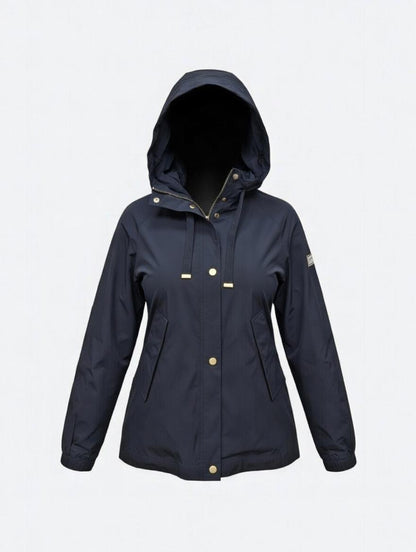 Yes Zee giubbino donna con cappuccio 1117 J434 NH00 0713 blu