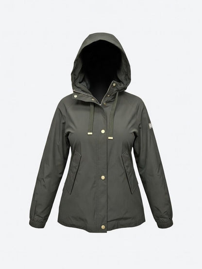 Yes Zee giubbino donna con cappuccio 1117 J434 NH00 0979 verde