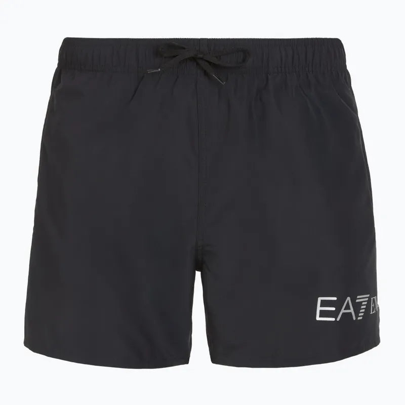 EA7 Emporio Armani Costume Boxer Active Uomo Nero Argento - 7M00200 AF13049 MC026