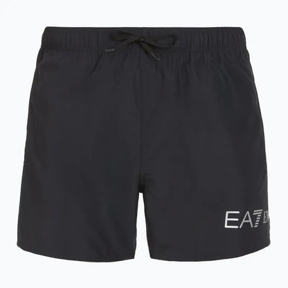 EA7 Emporio Armani Costume Boxer Active Uomo Nero Argento - 7M00200 AF13049 MC026