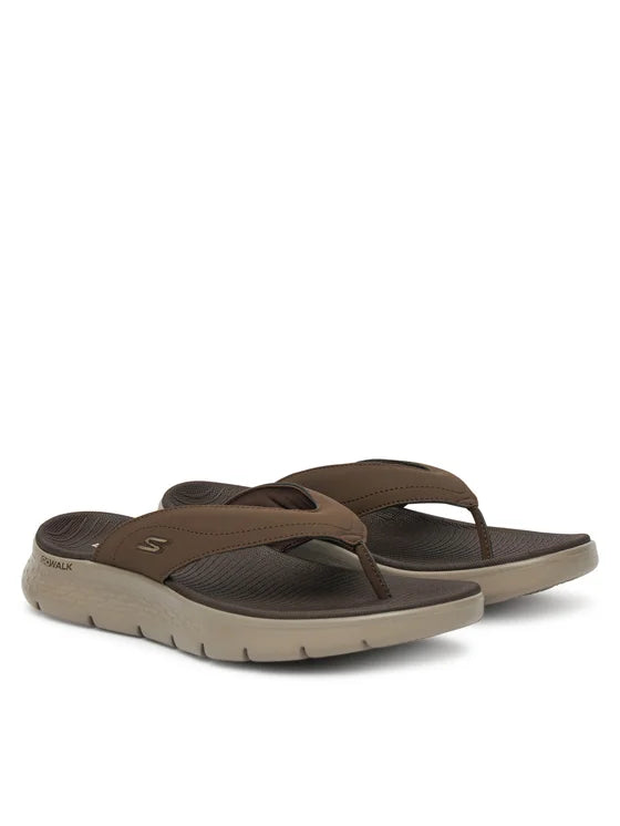 Skechers Go Walk Flex Sandal Vallejo 229202/CHOC Sandali Uomo Marrone