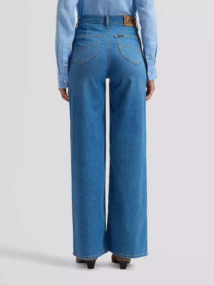 Lee Stella Wide Leg Jean Donna 112376789 Dye Star Blu