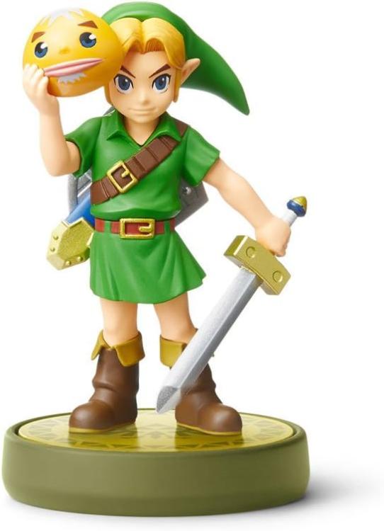 Amiibo The Legend Of Zelda Majora'S Mask (Link) Figure Nintendo Figure Collezione