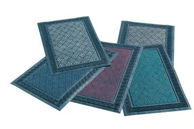 Zerbino Moquette Rettangolare Meandro 50x80 cm – Colori Assortiti