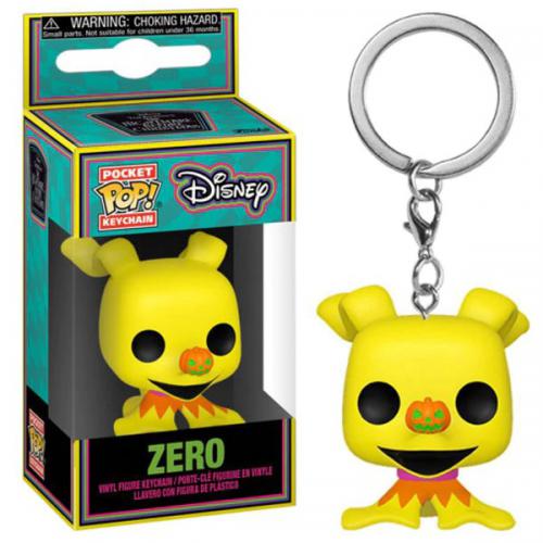 Funko Pop! Keychain Disney – Nightmare Before Xmas Blacklight Zero Schlüsselanhänger