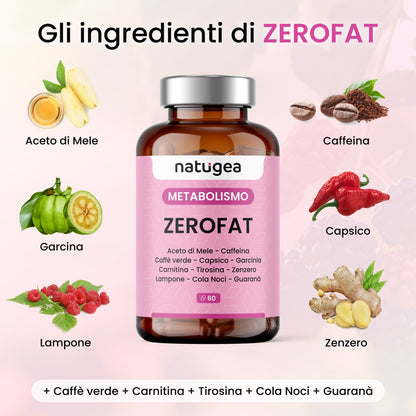 Termogenico ZEROFAT® - Metabolismo Attivo e Controllo della Fame e del peso corporeo